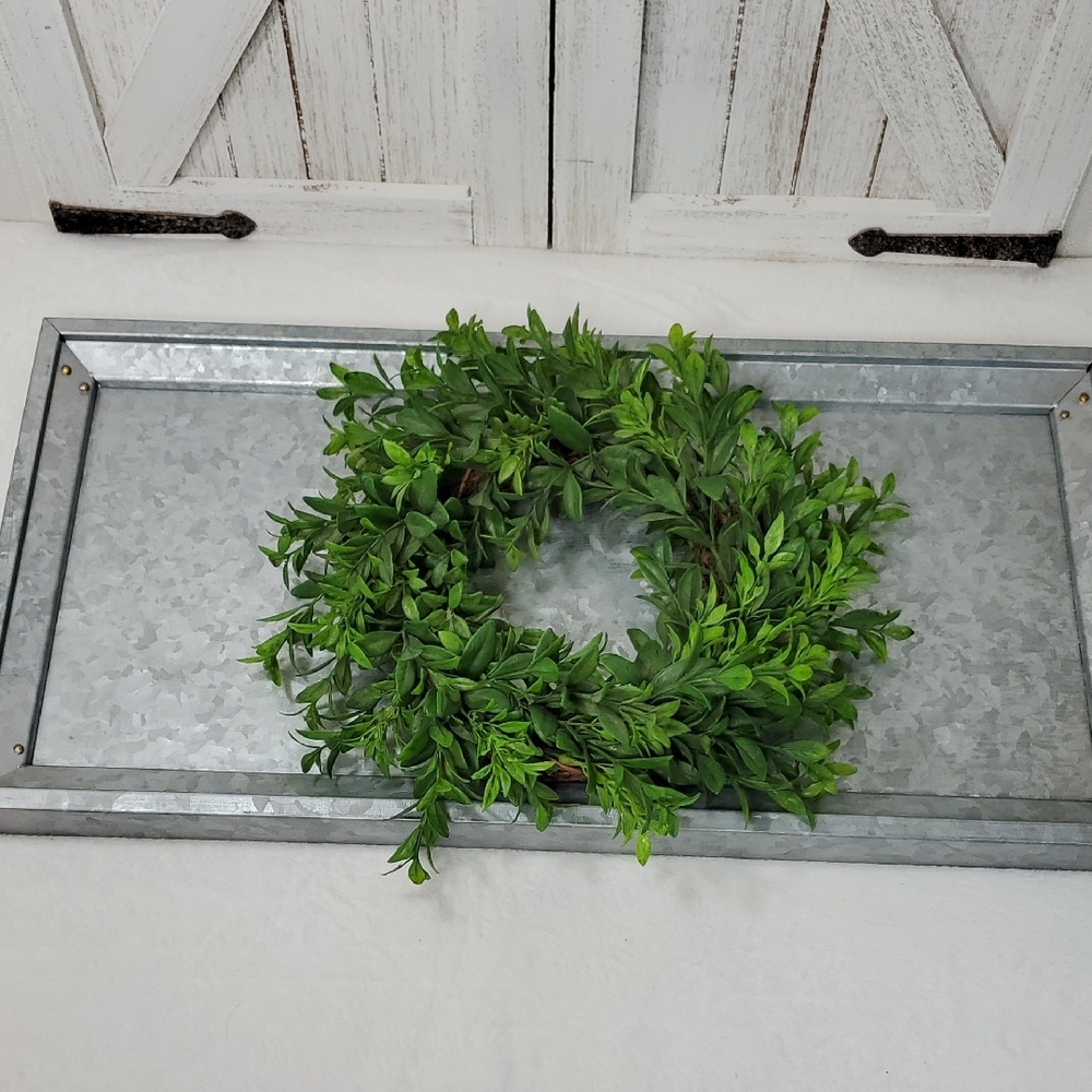 Metal Wall Decor Metal Tray Centerpiece Metal Magnet Board Country Farmhouse